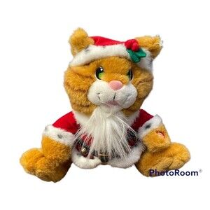 Musical House of Lloyd Plush, The Christmas Kitty, Orange Tabby, Meowy Christmas